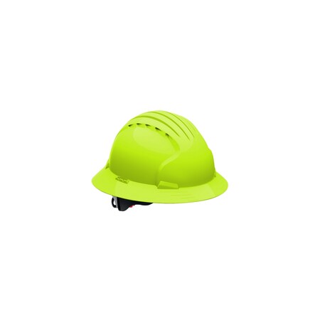 Pip JSP EVO6161 FULL BRIM, B LIME6-PT TEXTILE SUSP, WHEEL, PK 10 280-EV6161-LY